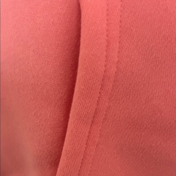 Soft Pink Lily Pink Sweatshirt with hood, front hand pocket, and thumb holes. - Picture 3 of 5